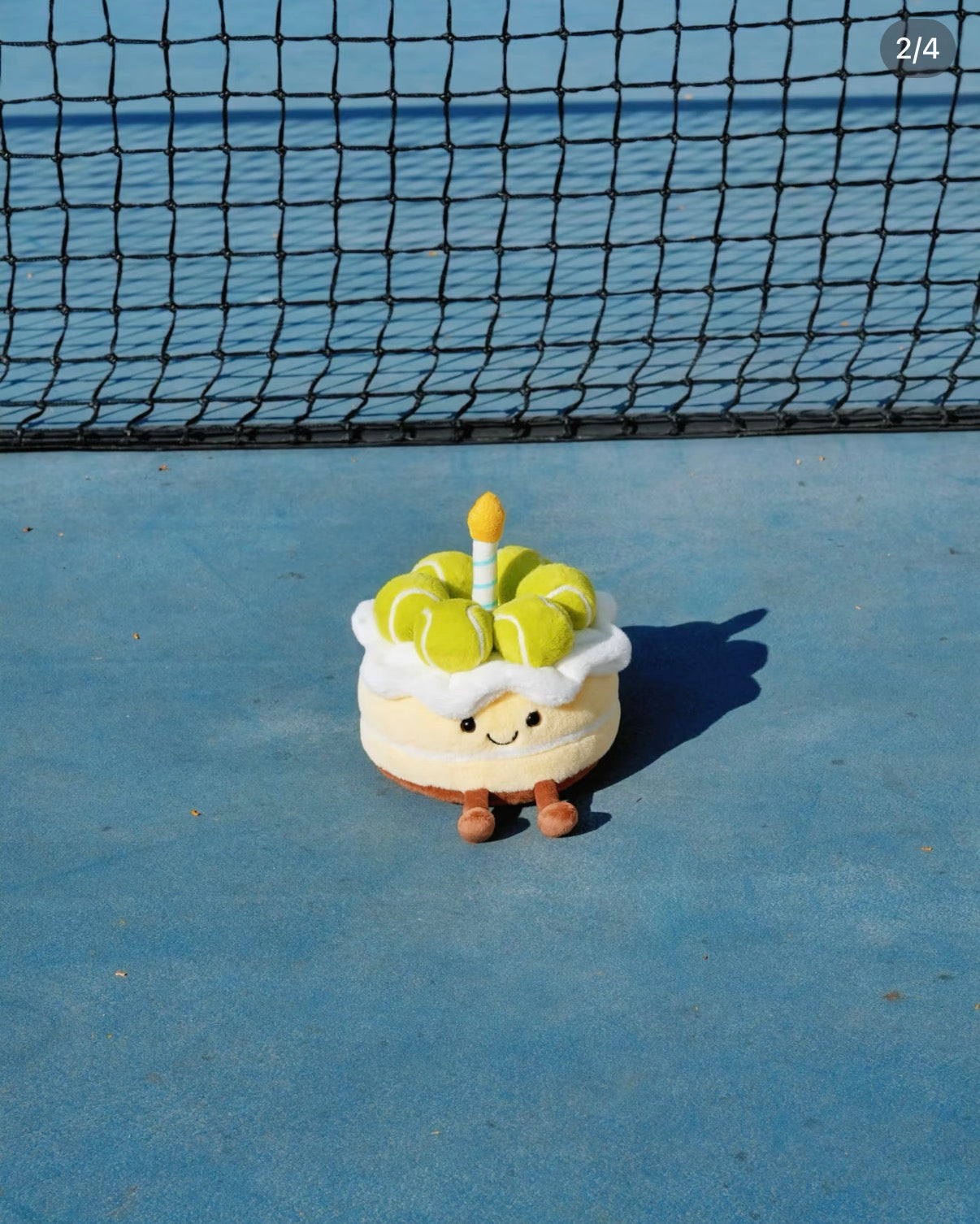 Tennis Birthday Cake Plush