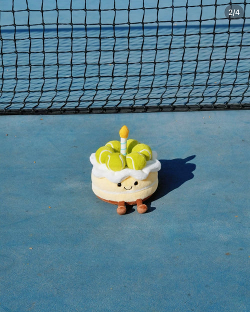 Tennis Birthday Cake Plush