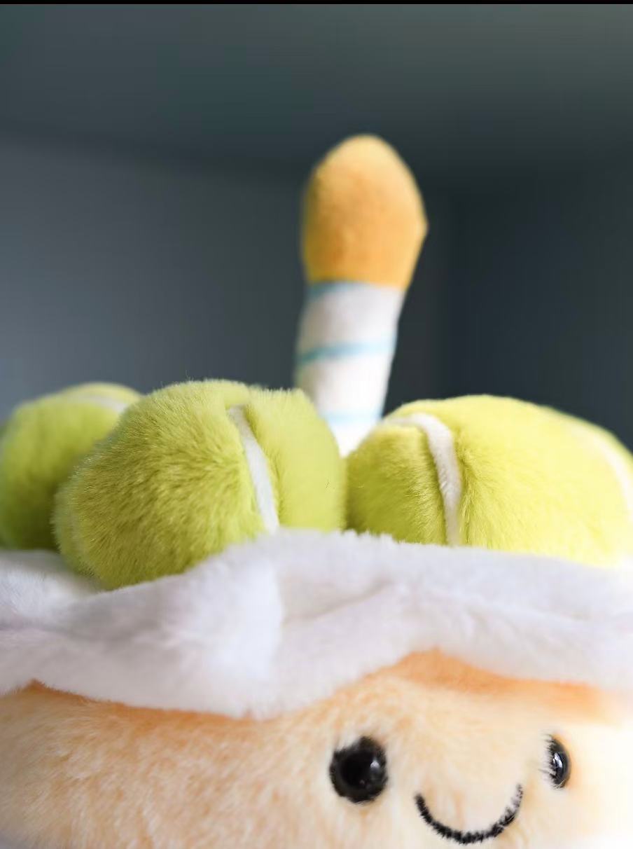 Tennis Birthday Cake Plush
