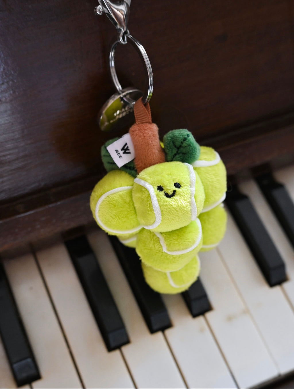 Tennis Grape Keychain