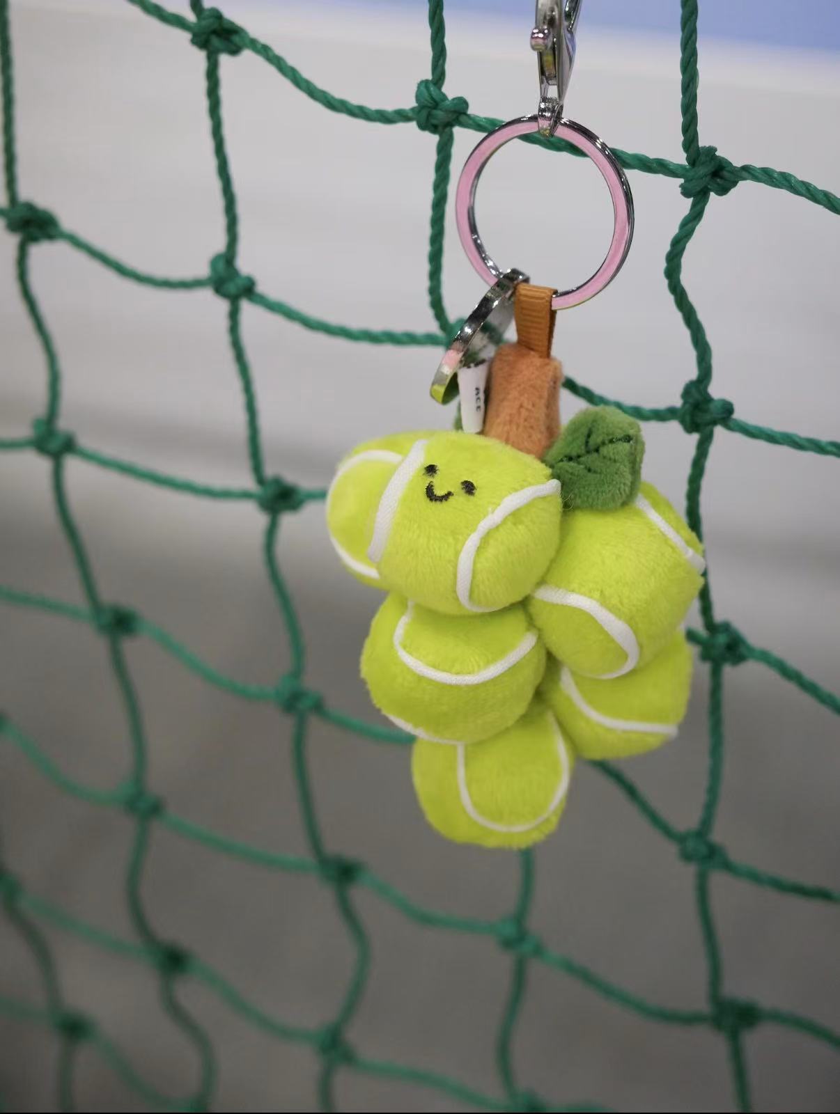 Tennis Grape Keychain